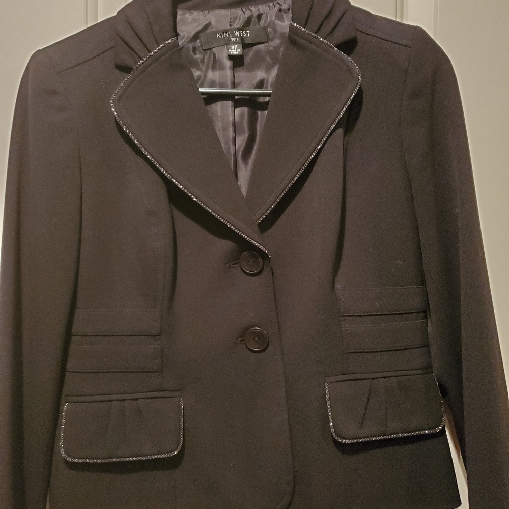 2P Nine West Black Suit